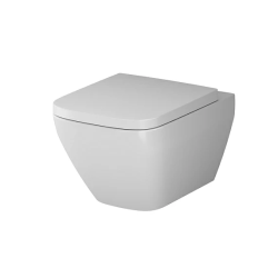 Унитаз подвесной AM.PM Spirit 2.0 цвет белый, горизонтальный (прямой) выпуск, безободковый, антивсплеск, 355x500x355 мм, с сиденьем микролифт