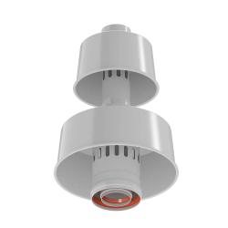 Оголовок с ветрозащитой Okseler D60/100 белый