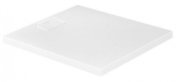 Душевой поддон Duravit Stonetto 90х80х5, минеральное литье DuraSolid, цвет: белый, антискольжение, (без установочного комплекта, без экрана, без слива), прямоугольный