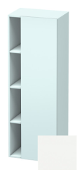 Пенал Duravit DuraStyle, 50x36x140 см, подвесной, (правый), с дверцей, с закрытыми/открытыми полками, цвет: светло-голубой/белый матовый, в ванную комнату