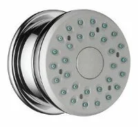 Форсунка душевая Hansgrohe Bodyvette 1jet stop боковая, настенного монтажа, круглая, с 1 режимом, размер 6 см, алюминиевая, цвет хром, в стену, для душа/ванной/душевой кабины