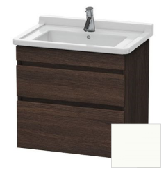 Тумба/шкафчик для консоли/столешницы Duravit DuraStyle под раковину 60х54,8х51,2 см, подвесная, ДСП, цвет: каштан темный/белый матовый, 2 выдвижных ящика, прямоугольная