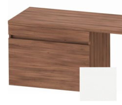 Тумба/шкафчик для консоли/столешницы Duravit DuraStyle под раковину 50х47,8х51,2 см, подвесная, ДСП, цвет: орех/белый матовый, 1 выдвижной ящик, прямоугольная