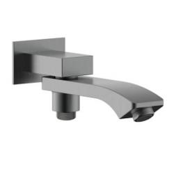 Излив Raglo R473.70.09 с функцией переключения, для ванны, длина 198 мм цвет графит, латунь, настенный, поворотный