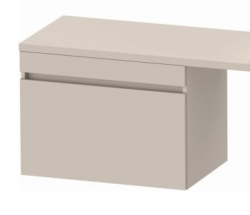 Тумба/шкафчик для консоли/столешницы Duravit DuraStyle под раковину 70х47,8х51,2 см, подвесная, ДСП, цвет: серо-коричневый, 1 выдвижной ящик, прямоугольная