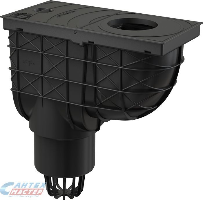 Ливнеотвод Alcaplast 300х155/110 прямой AGV1