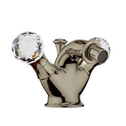 Смеситель для биде Webert Karenina, для унитаза/биде, двухвентильный, неповоротный, длина 90 мм, латунь, цвет бронза