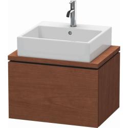 Тумба под раковину для консоли/столешницы Duravit L-Cube 62х47,7х40 см, подвесная, ДСП, цвет: орех американский, 1 выдвижной ящик, прямоугольная