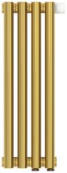 Радиатор отопления Сунержа Эстет-1 EU50 правый 500х180 4 секции, цвет золото, нижнее правое подключение, нержавеющая сталь, трубчатый