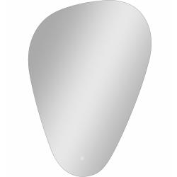 Зеркало Континент "Voyage Led", 70х100 см, с LED/ЛЕД-подсветкой, ассиметричное, выключатель сенсорный, для ванны, навесное/подвесное/настенное