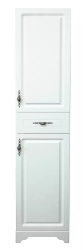Пенал Loranto Janet 36, 36х30х180,5 см, напольный, (правый/левый), 2 распашные дверцы/1 выдвижной ящик, цвет ольха, в ванную комнату, влагостойкий, правосторонний/левосторонний