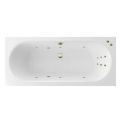 Ванна Excellent Oceana Slim LINE, 160х75 см, акриловая, цвет- белый, (с гидромассажем), с каркасом, прямоугольная, правосторонняя/левосторонняя, правая/левая, универсальная, приставная/встраиваемая