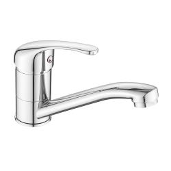 Смеситель для раковины/умывальника Olives Olisan PF1501 однорычажный, поворотный, керамический, длина излива 155 мм, латунь, цвет хром