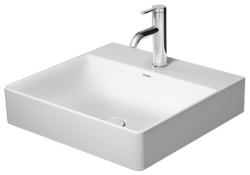 Раковина DURAVIT DuraSquare 50х47х14,5 см, подвесная, прямоугольная, санфарфор, цвет белый, без отверстия под смеситель, без перелива