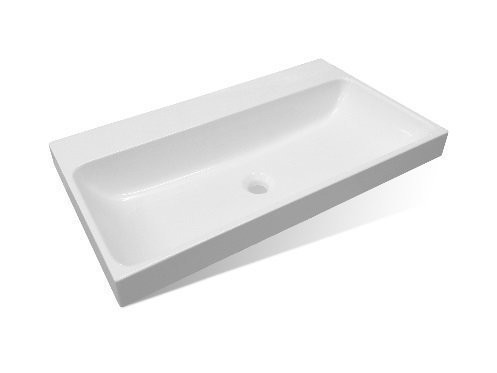Тумба с раковиной Эстет Malibu Luxe 155, 898х607х476 мм, подвесная, 2 выдвижных ящика, ЛДСП/МДФ, прямоугольная, правая/правосторонняя, цвет: белый/темное дерево/раковина Malibu, прямоугольная, цвет белый
