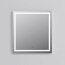 Зеркало Am.Pm Gem 65х70 см с LED/ЛЕД-подсветкой, прямоугольное, ИК-сенсор, для ванны, навесное/подвесное/настенное