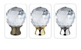 Диспенсер для ватных дисков Cezares Aphrodite настольный, цвет хром, с кристаллом Swarovski, латунь, для ванной комнаты