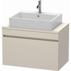 Тумба под раковину для консоли/столешницы Duravit DuraStyle 80х54,8х51,2 см, подвесная, ДСП, цвет: серо-коричневый, 1 выдвижной ящик, прямоугольная