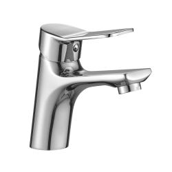 Смеситель для раковины/умывальника Olives Avia AV17100 однорычажный, неповоротный, керамический, длина излива 110 мм, латунь, цвет хром