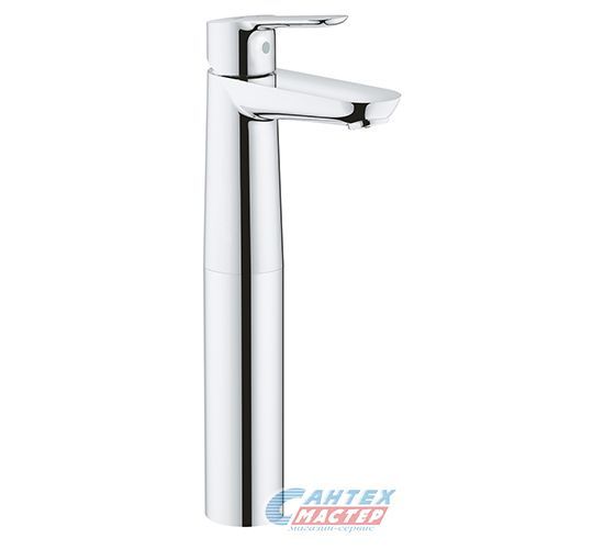 Смеситель для раковины Grohe BauEdge XL-Size однорычажный, излив короткий, длина 107 мм, керамический, латунь, цвет хром, без донного клапана