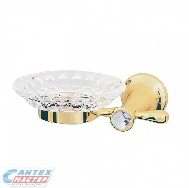 Мыльница Boheme Chiaro настенная золото 10503