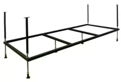 Каркас Pestan Veedi 180х80 см для ванны, стальной, цвет черный, четыре опоры, прямоугольный, правый/левый правосторонний/левосторонний, универсальный для ванны