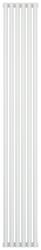 Радиатор отопления Сунержа Эстет-11 1800х270 6 секций, цвет белый, универсальное подключение, нержавеющая сталь, трубчатый