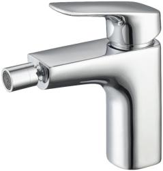 Смеситель для биде Aquatek Вега однорычажный, излив короткий, длина излива 125 мм, керамический, латунь, цвет хром