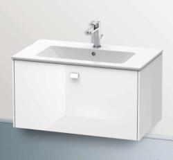 Тумба под раковину для консоли/столешницы Duravit Brioso 82х48х44,2 см, подвесная, ДСП, цвет: белый глянец, 1 выдвижной ящик, прямоугольная