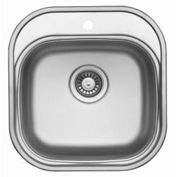 Мойка 488х465 см TopZero Wellinox серия GALANT, врезная, из нержавеющей стали, полированная, прямоугольная, отверстие под смеситель, слив-перелив, для кухни Мойка 488х465 см TopZero Wellinox серия GALANT, врезная, из нержавеющей стали, полированная, прямоугольная, отверстие под смеситель, слив-перелив, для кухни