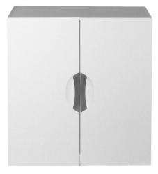Шкаф Loranto Стиль 60, 60х24х75 см, подвесной  цвет: белый, распашные дверцы, ЛДСП/МДФ, прямоугольный, в ванну/ванную комнату