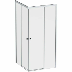 Душевое ограждение Am.Pm X-Joy 90x90 см без поддона, прозрачное закаленное стекло 6 мм, профиль серебристый, закаленное стекло/алюминий, квадратное