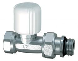 Клапан регулирующий Far прямой 1/2" вн с уплотнением EPDM хром  FV 1355 12