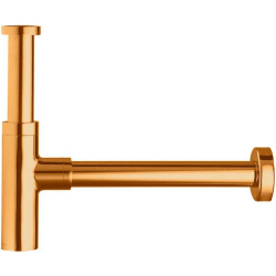 Сифон для умывальника Cezares Nautic бутылочный, без выпуска, с накидной гайкой 1 1/4" DN32 латунь, Sunset (бронза)