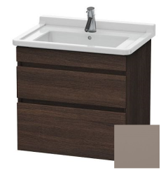 Тумба/шкафчик для консоли/столешницы Duravit DuraStyle под раковину 50х54,8х51,2 см, подвесная, ДСП, цвет: каштан темный/базальт, 2 выдвижных ящика, прямоугольная