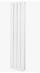 Радиатор Global Oscar 1800/4 алюминиевый, боковое подключение, для отопления квартиры, дома, водяные, мощность 1868 Вт, настенный, цвет белый