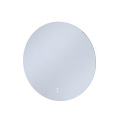 Зеркало IDDIS Bild, 80х80х3 см с LED/ЛЕД-подсветкой, с антизапотеванием, выключатель сенсорный, для ванны, навесное/подвесное/настенное, круглое