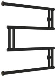 Полотенцесушитель Сунержа High-Tech "M+" 600х600 водяной, цвет матовый чёрный