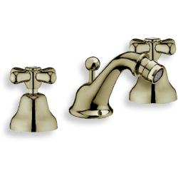 Смеситель для биде Webert Armony, для унитаза/биде, двухвентильный, неповоротный, длина 119 мм, латунь, цвет бронза