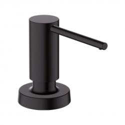 Дозатор Hansgrohe A51 для жидкого мыла, встраиваемый, латунь, цвет матовый черный, емкость дозатора объемом - 500 мл, для кухонной мойки