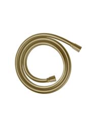 Шланг для душа Axor 125 см, с регулировкой напора воды, 1/2” и 1/2”  для душа/лейки/ванны, с металлическим напылением, без лейки, внутренняя резьба, пластиковый, цвет полированная бронза, душевой, для душа/ванной