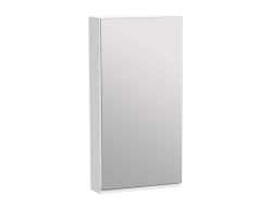 Зеркальный шкаф Cersanit MODUO 14x40 без подсветки универсальная белый, навесной, цвет белый, зеркало, стеклянные полки, с дверцей/одностворчатый, прямоугольный