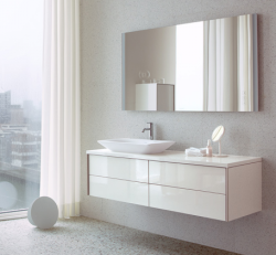 Раковина DURAVIT Viu WonderGliss 60х41,5х10 см, накладная, прямоугольная, санфарфор, цвет белый, без отверстия/площадки под смеситель, антигрязевое покрытие, без перелива