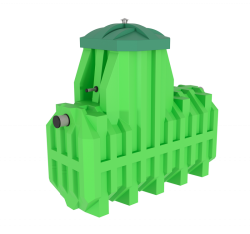 Септик Ergobox 4 (Эргобокс) Компакт станция биологической очистки,для частного дома, дачи (4 чел)