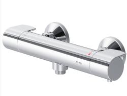 Смеситель для душа AM.PM X-Joy, настенный, термостатический, латунный, без излива, керамический, цвет хром