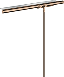 Смеситель для душа Axor ShowerSolutions 800, термостатический, комбинированного/наружнего/скрытого монтажа, настенный, без излива/шланга/лейки, округлый, латунный, цвет полированное красное золото, с термостатом