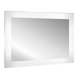 Зеркало Abber See 80х60 см, с LED/ЛЕД-подсветкой, прямоугольное, сенсорный выключатель, диммер, для ванны, навесное/подвесное/настенное