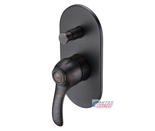 Смеситель для ванны и душа Wasserkraft Exter 1361 темная бронза