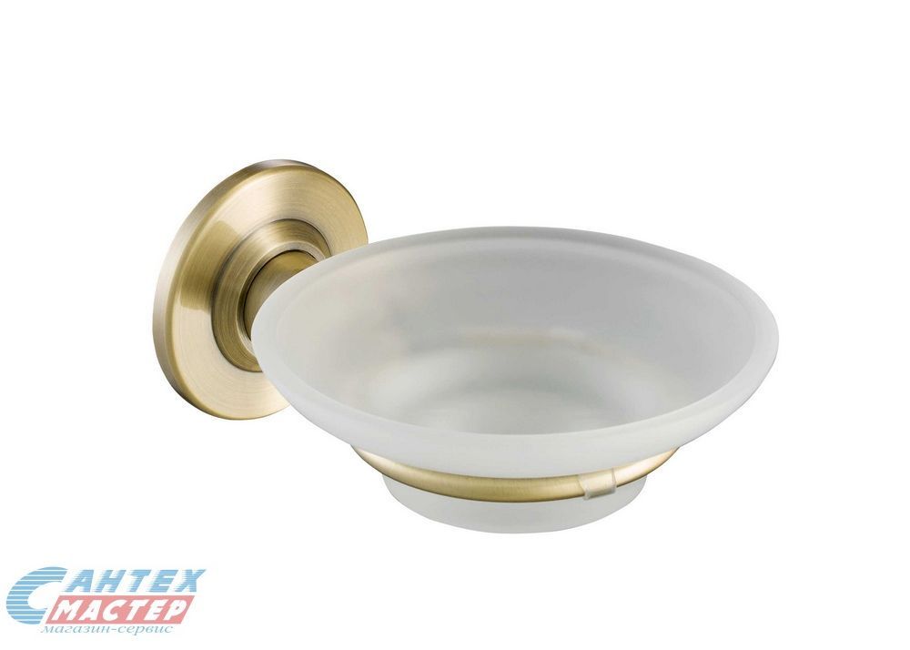 Мыльница Timo Nelson матовое стекло бронза 160021/02