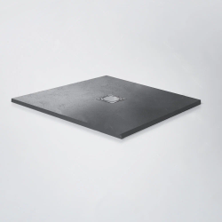 Душевой поддон RGW Stone Tray ST-MI, 90х90х2,5 см, квадратная, из искусственного камня, низкий, цвет: мрамор изумруд, с антискользящим рельефным покрытием, без бортика